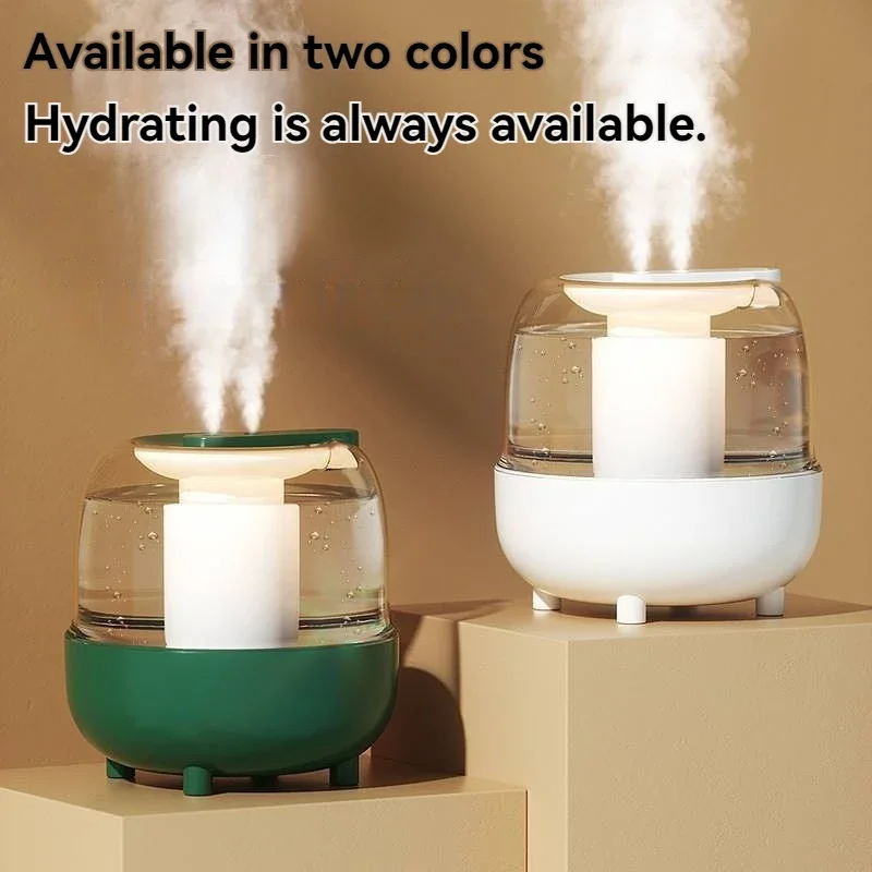 XImi ใหม่ 5L ความจุขนาดใหญ่ humidifier usb สเปรย์หมอกคู่เสียงต่ําบ้านห้องนอน office night light น้ํามันหอมระเหย diffuser