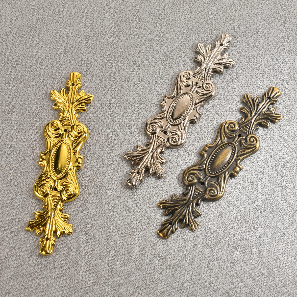 Antike Geschenkbox aus Holz, abgerundeter Eckcode, dekoratives Eisenblech, Legierungsblech, Eckenschutz