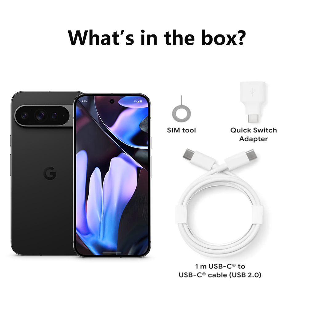 Nuevo Google Pixel 9 Pro XL 6,8 pulgadas Google Tensor G4 16GB RAM 37W cableado 5060 mAh 50MP + 48MP IP68 NFC SmartPhone