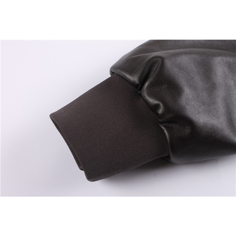 Herren Winter Oversize Air Force Lederjacken Männer Retro Casual Pilot PU Ledermäntel Outdoor Militär Winddicht Bomber Outwear