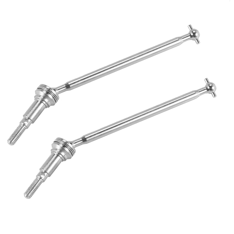 BABQ 2Pcs Metal Front Drive Shaft CVD Driveshaft LG-WJ03 for LAEGENDARY Legend 1/10 RC Car Spare Parts Accessories