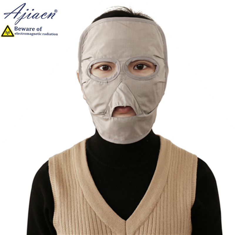 Anti-radiation pure cotton lining face mask Mobile phone, computer Electromagnetic radiation shielding silver fiber face mask