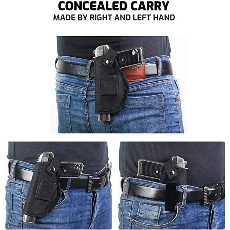 屋外モール狩猟ホルスターナイロン隠し銃ポーチグロックシグザウアーベレッタカールベルサ IWB ホルスター狩猟機器