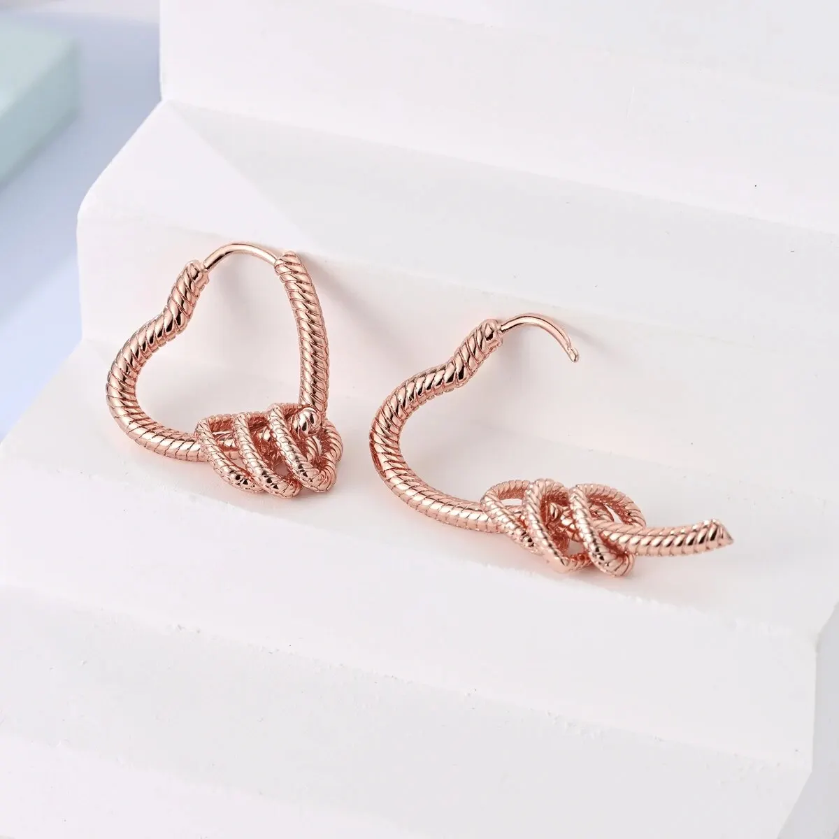 2024 ใหม่เงินสเตอร์ลิงS925 Serpentine Multi-Loopต่างหูหัวใจเครื่องประดับFineสําหรับสาวปาร์ตี้ของขวัญ
