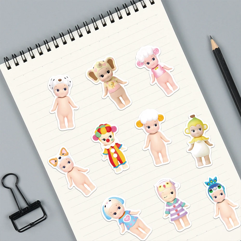 50PCS 귀여운 써니 앵글 크리 에이 티브 스티커 만화 DIY 스케이트 보드 전화 케이스 노트북 방수 멋진 스티커 데칼 장난감