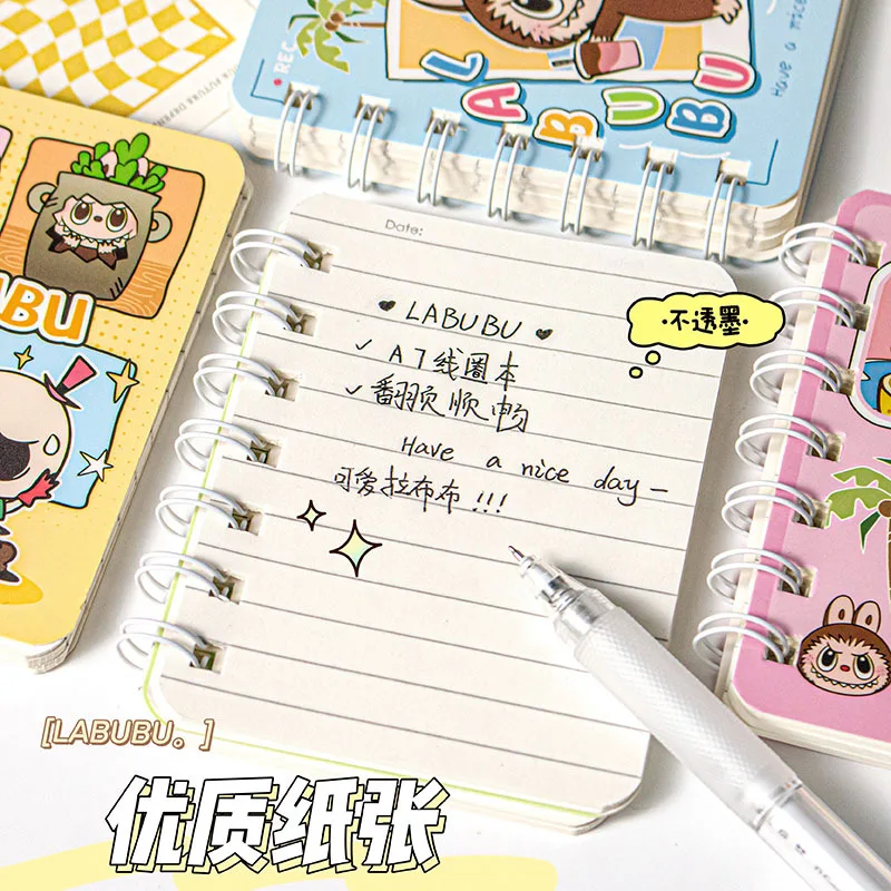 12 Pcs A7 Rollover Coil Book Student Small Notebooks Diary Portable Office Notepad  Back To School