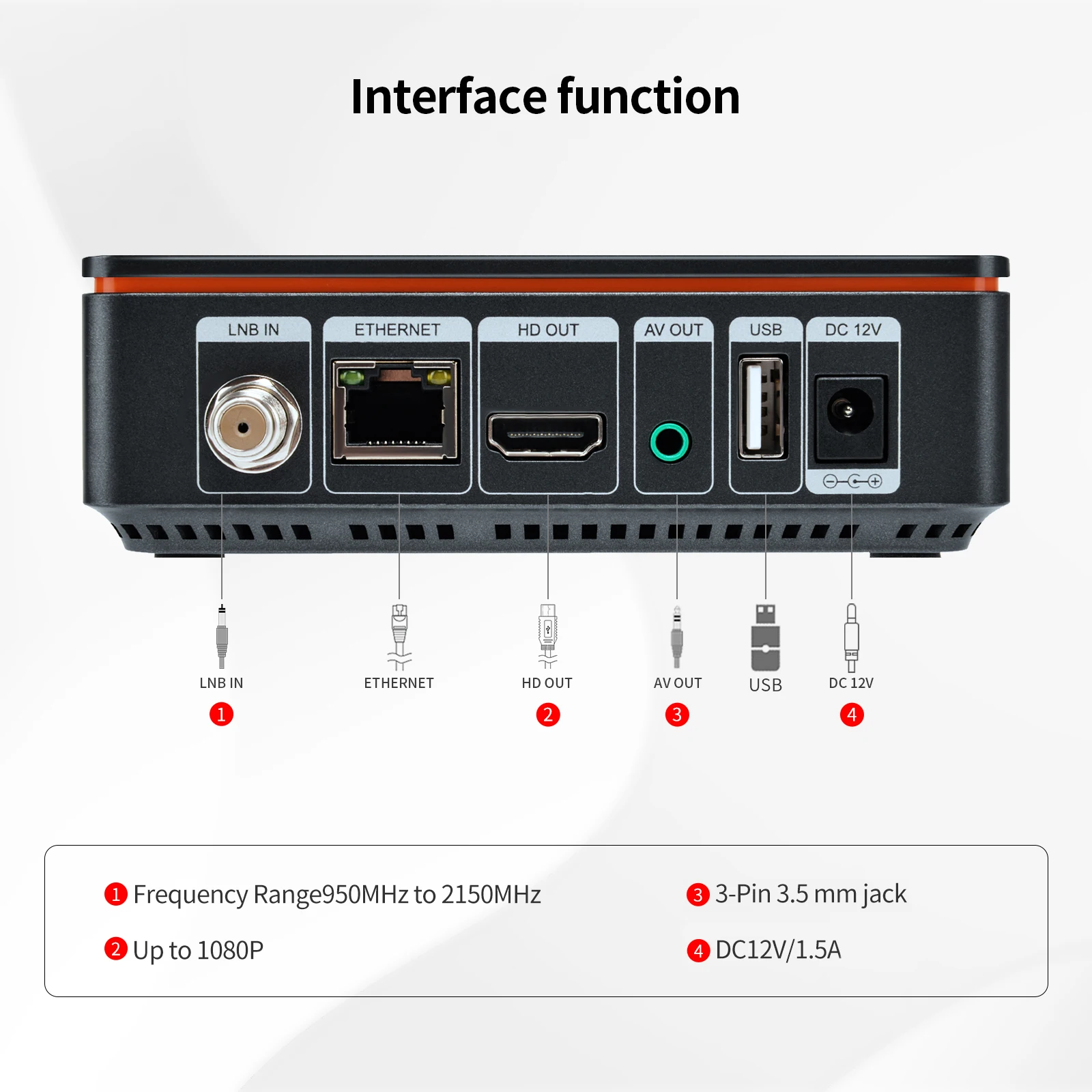 Спутниковый ресивер GTMEDIA V9 Prime DVB-S/S2/S2X 2,4G WIFI LACAM поддержка 70 Вт Clear 61 Вт, спутниковый декодер, подходит для Чили, Перу