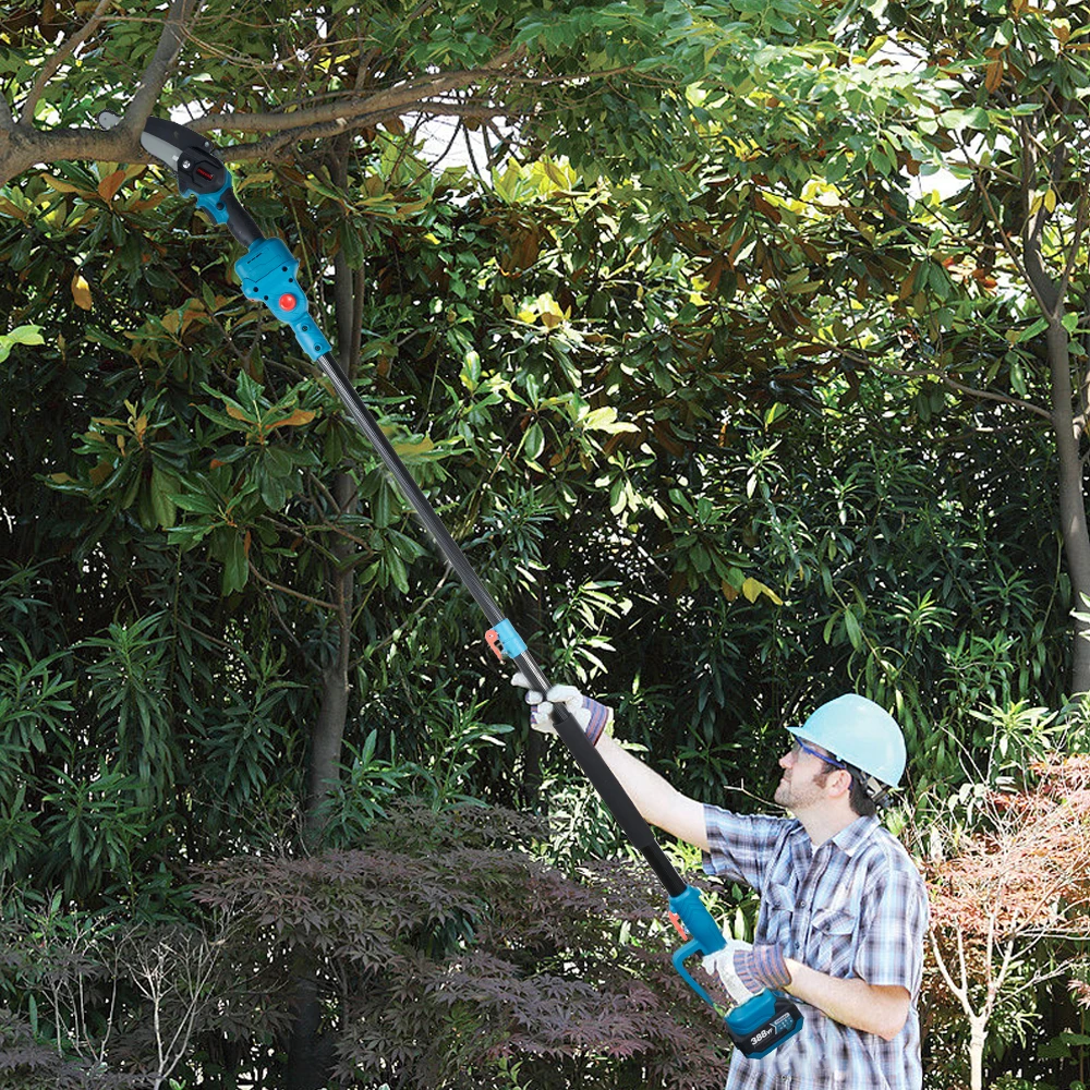 Brushless 3500W Electric Chainsaw Telescoping Pole 3 IN 1 Pruner High Branch Saw Garden Tree Pruning Tool For 21V 18V Battery