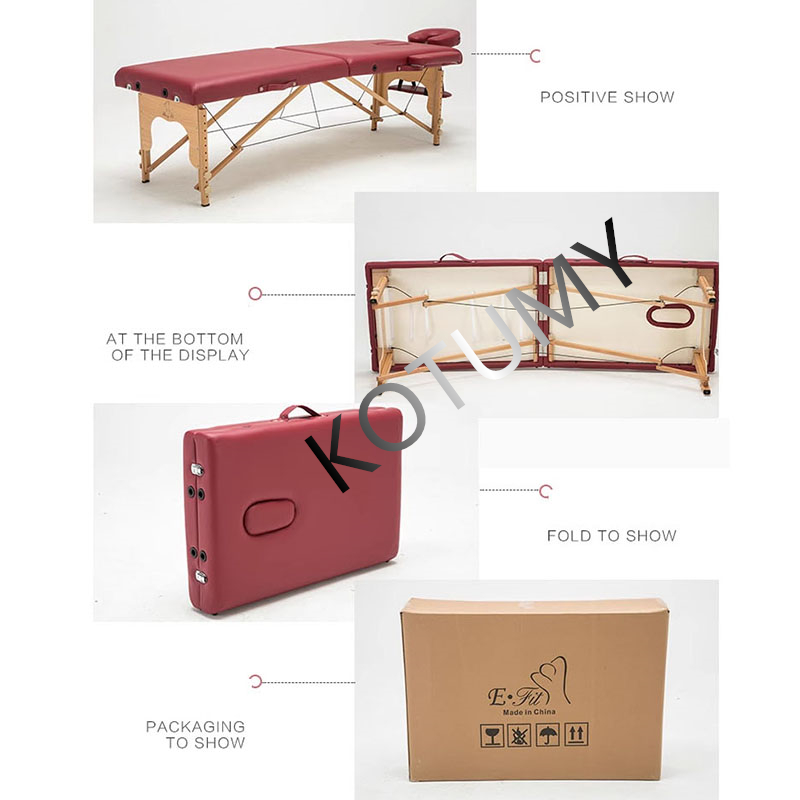 Profession elles Handgepäck-Schönheits bett, Klappmassage-Tattoo-Spa-Bett, individueller Schönheits salon, Verdickung tisch
