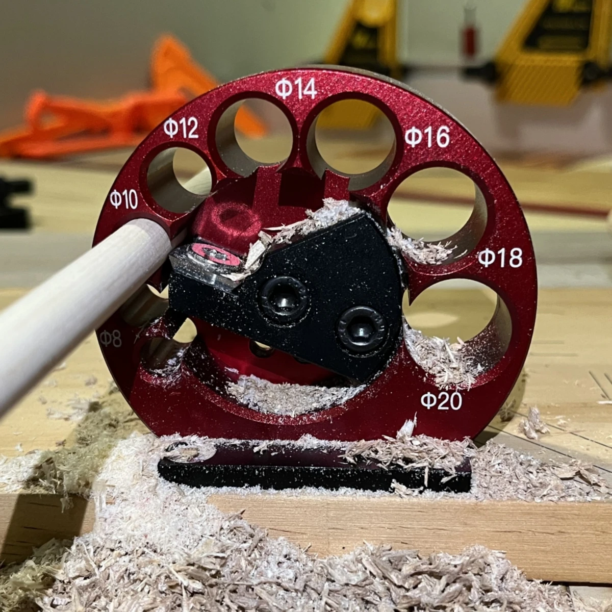 8 มม.-20 มม.8 หลุมปรับ Dowel Maker JIG หรือคาร์ไบด์ใบมีดไม้ไฟฟ้าเจาะมิลลิ่ง Dowel รอบ Rod เสริมเครื่องมือ