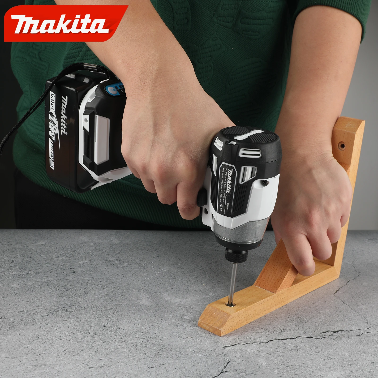 Makita DTD173 1800rpm Cordless Impact Driver 180Nm Brushless Motor Electric Drill Wood/Bolt/T-Mode For Makita 18V