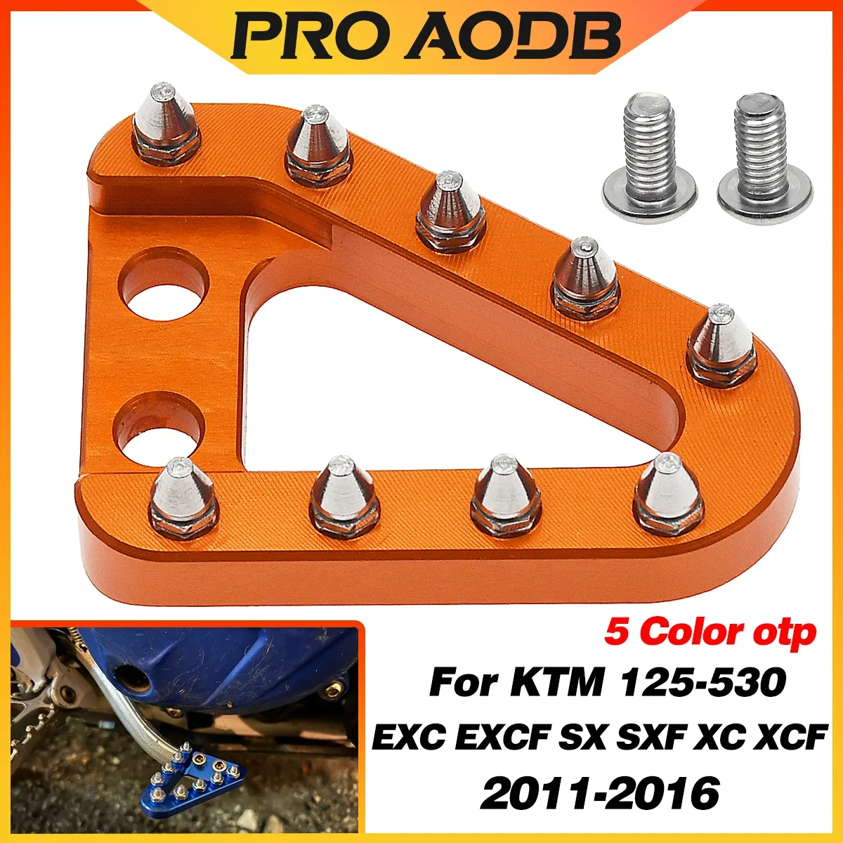 Hinten Bremspedal Hebel Schritt Platte Spitze Für KTM SX SXF XC XCF XCW EXC EXCF Für GasGas Für Husqvarna FC TC FE TE FX TX 2012-2016