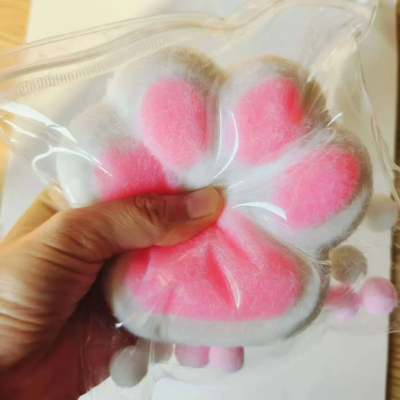 Big Squish Antistress Sticky Cat Foot Sensory ของเล่นเด็ก Decompression Mochi Squishy Paws ความเครียดบรรเทา Fidget ของเล่นผู้ใหญ่