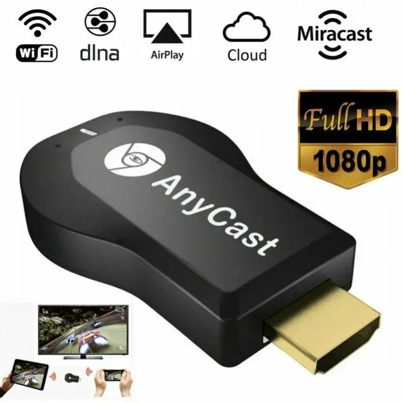 4K 1080P HDMI TVスティック M2 Plus ワイヤレスWiFiディスプレイドングルレシーバー DLNA Airplay Miracast AnyCast対応 IOS Androidデバイス用
