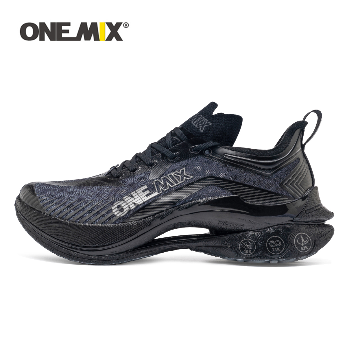 ONEMIX 2024 Carbon Plate Marathon-Laufschuhe für Herren, rutschfest, ultraleicht, Rebound, athletischer Sport, professionelle Schuhe, Turnschuhe