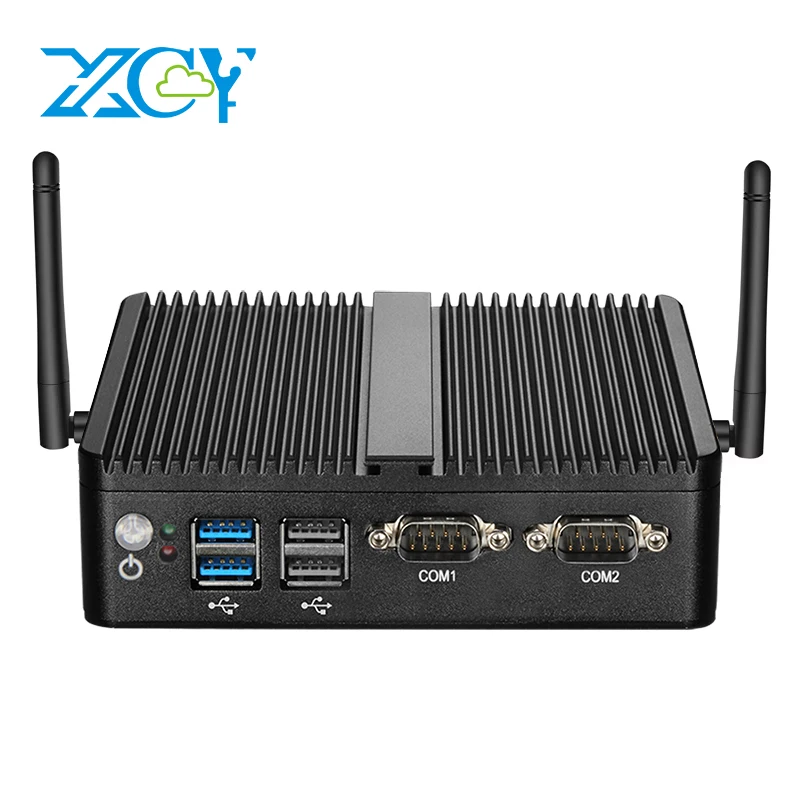 Fanless Mini Industrial PC Intel Celeron N5095 N5105 2x RS232 Serial Ports 2x Gigabit Ethernet Mini-PCIe Expansion Windows Linux