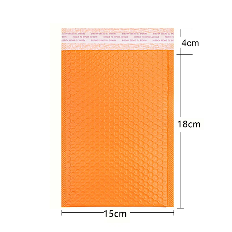 50pcs สีชมพู Bubble Envelope Bag POLY Mailer Self Seal Mailing Bags เบาะซองสําหรับนิตยสารเรียงราย Mailer สีเหลืองสีดําสีฟ้า
