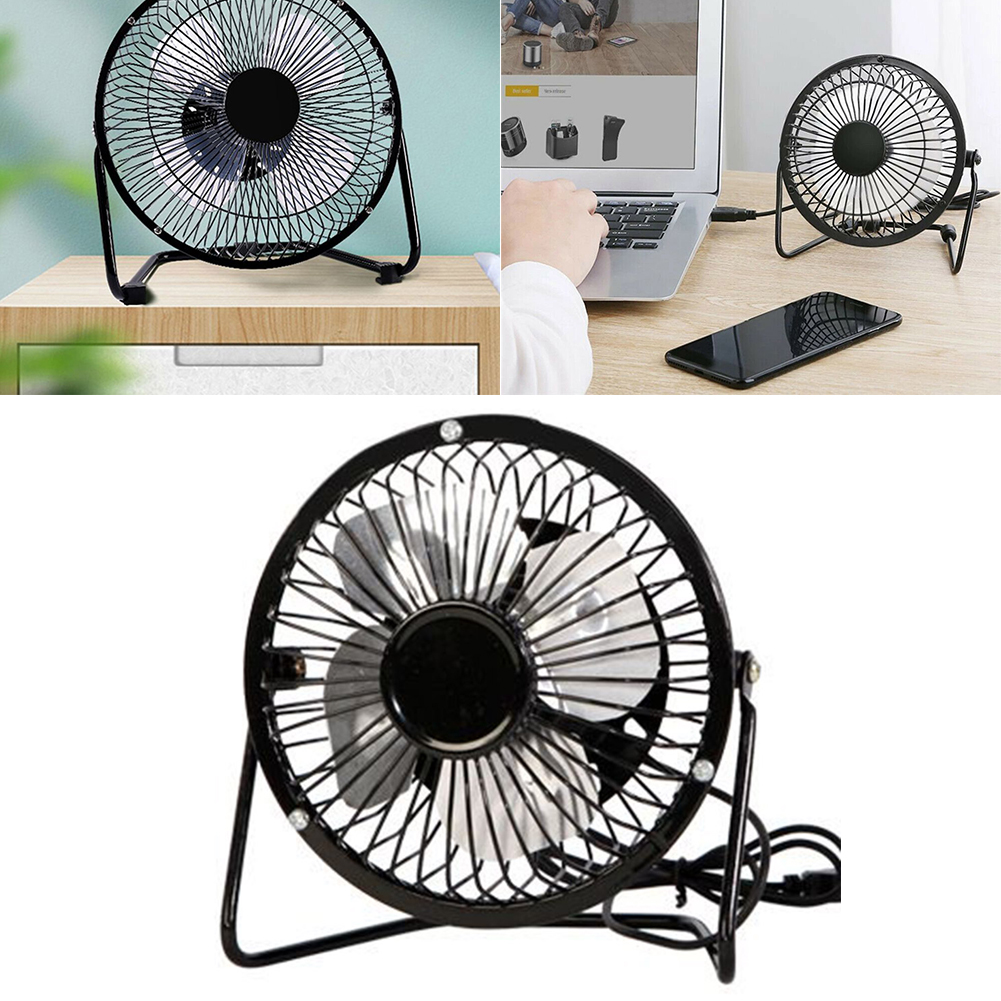 Mini ventilador usb 14.5*15cm, leve, rotativo, alimentado por usb, emergências e trabalho ao ar livre, 1 peça, desktop de alta qualidade
