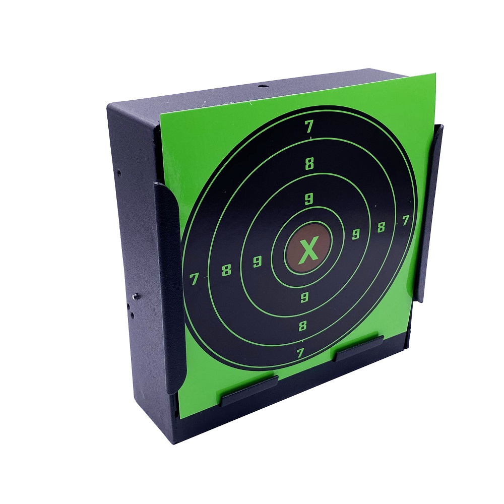 5.50"*5.50"(14cmx14cm) 에어건, 에어라이플, 펠렛 건, 강철 및 플라스틱 BB용 정사각형 검정색 펠렛 트랩 및 사격 표적