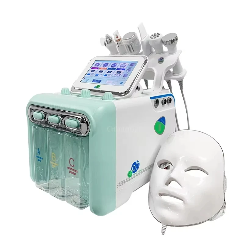 酸素と水素の小さな泡の美容マシン,h2o2ハイドロダーマブレーション,肌の若返り,引き締め,スパ,フェイスケア,新しい