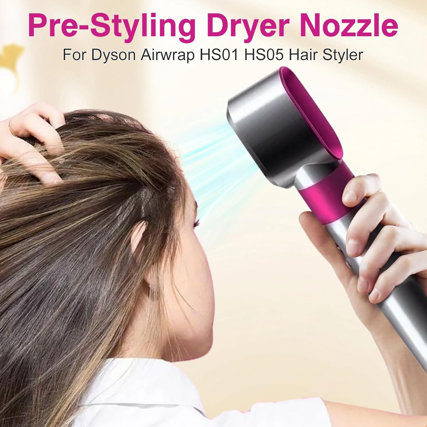 Haar Styler Curler Modellering Nozzle Voor Dyson Airwrap HS01 HS05 SenCiciMen X9 Föhn Pre-Styling Nozzle Accessoires onderdelen