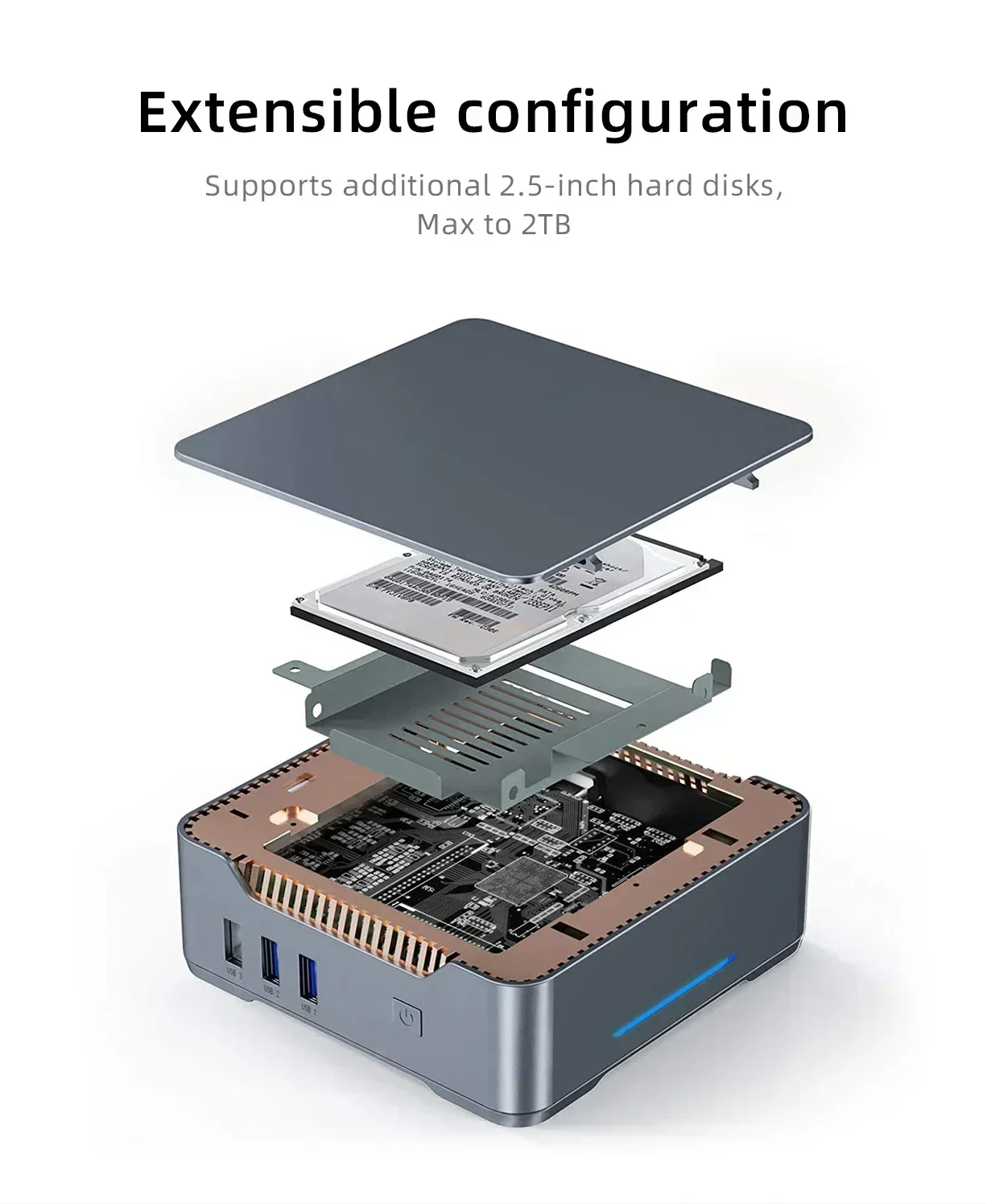 SZBOX GK3V GK3 Plus Alder Lake N100 Twin Lake N150 Mini PC 8GB 256GB Windows 11 Pro 16GB 512GB WIFI5 BT4.2 Desktop Game Computer