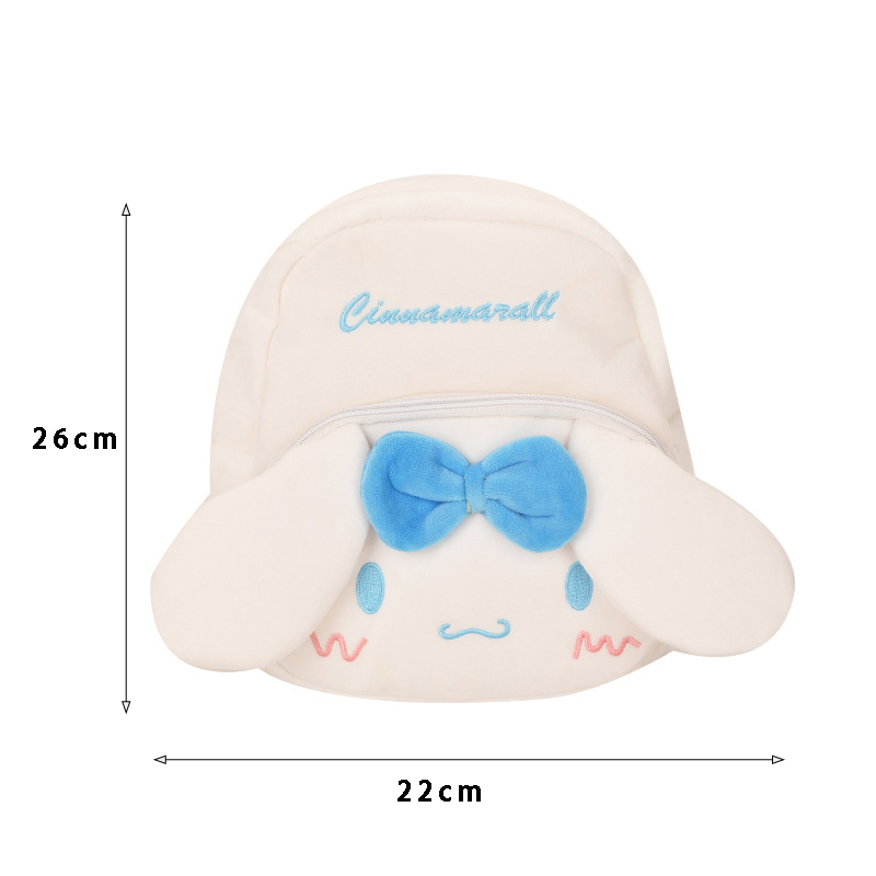 Kawaii Cartoon Pluche Mymelody Hellokitty Rugzak Leuke Mode Kuromi Cinnamoroll Grote Capaciteit Student Schooltas Meisjes Geschenken