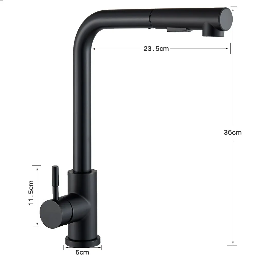 Grifo de fregadero de cocina, grifo de 2 modos de corriente y pulverizador de cocina, grifo de acero inoxidable