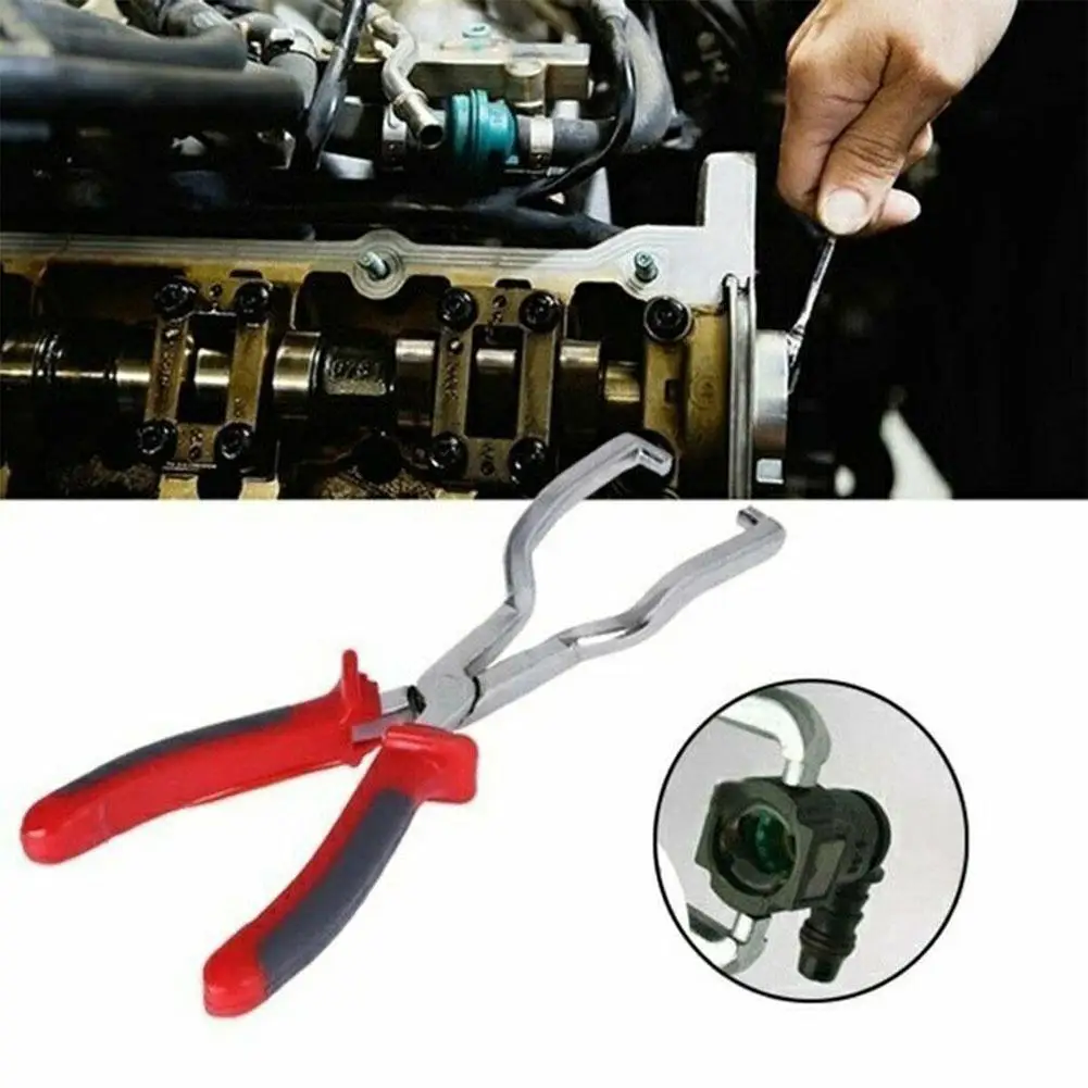 Alicates profesionales para juntas de tuberías de gasolina, filtro, pinza automática, alicates de abrazadera de aceite, desmontaje, herramientas rápidas, reparación de conectores de extracción