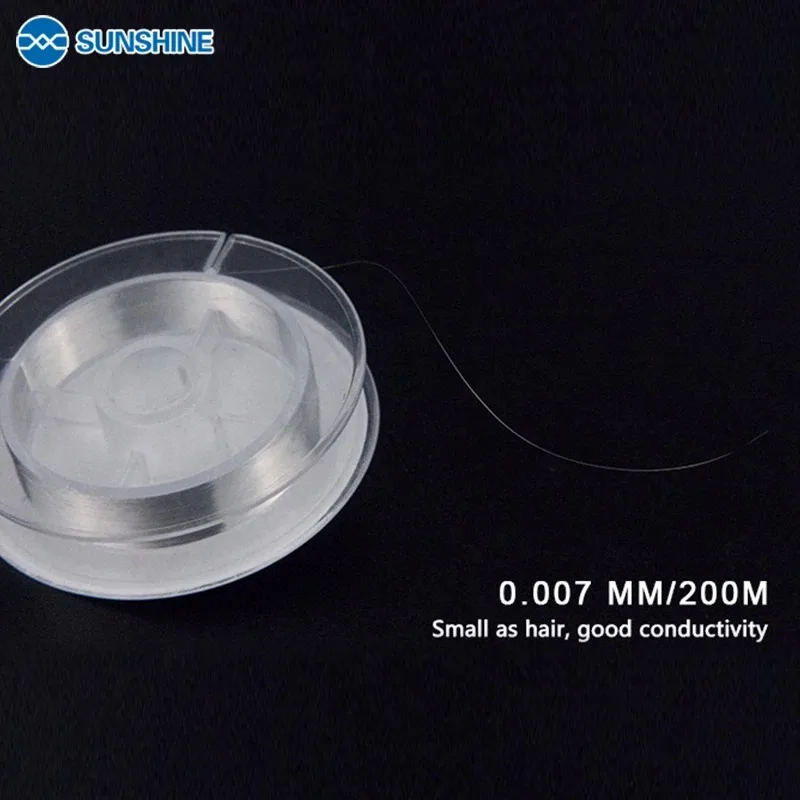Nắng SS-007/051 Bay Dòng Nhảy Dây 0.007Mm 0.009Mm 0.01MM Cho Điện Thoại Di Động CPU Vân Tay Cảm Ứng chuyên Dụng Sửa Chữa Đường