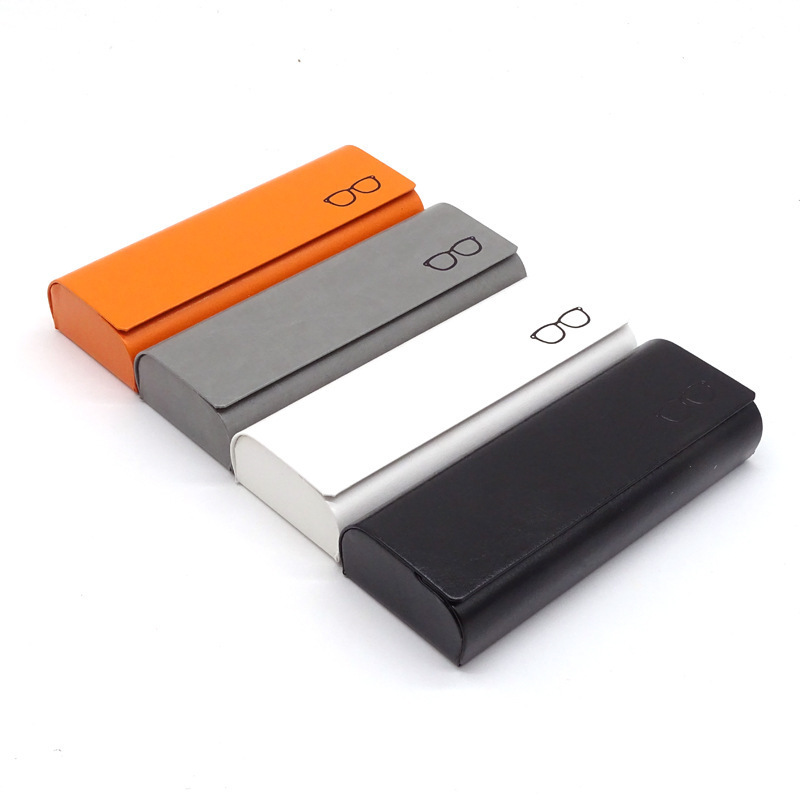 New Glasses Case High-value High-grade Leather Sunglasses Box Compression-proof Storage Box