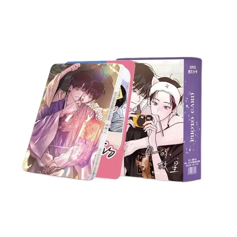 55 шт./набор, корейские аниме-карты манхва