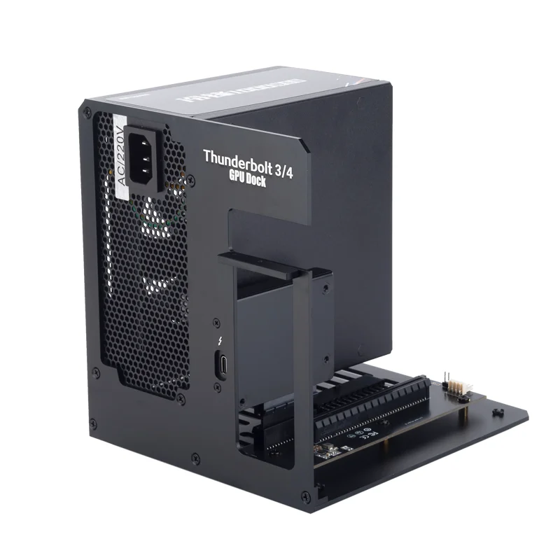 Egpu Thunderbolt 3 Pcie Đồ Bên Ngoài Chân Đế Đứng 6900XT/Rtx3090 Nguồn Cung Cấp Điện ATX Có Thể Được Cài Đặt