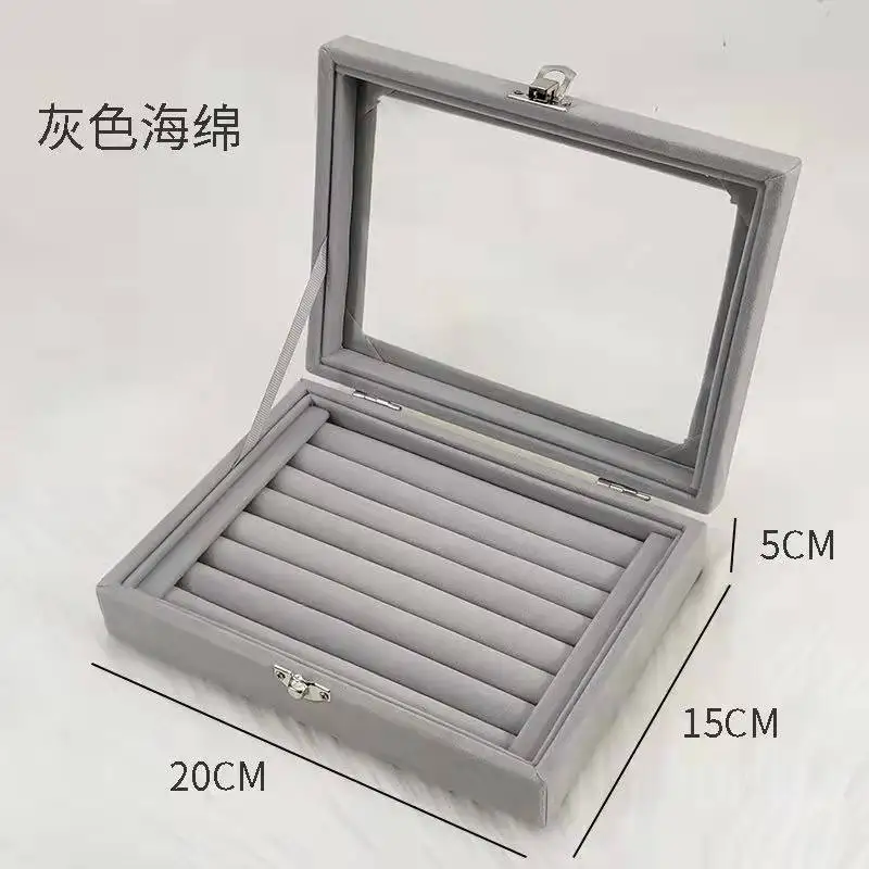 1PC Sieraden Opbergdoos Groothandel Thuis Sieraden Display Box met Overdekte Ketting Ring Sieraden Organizer