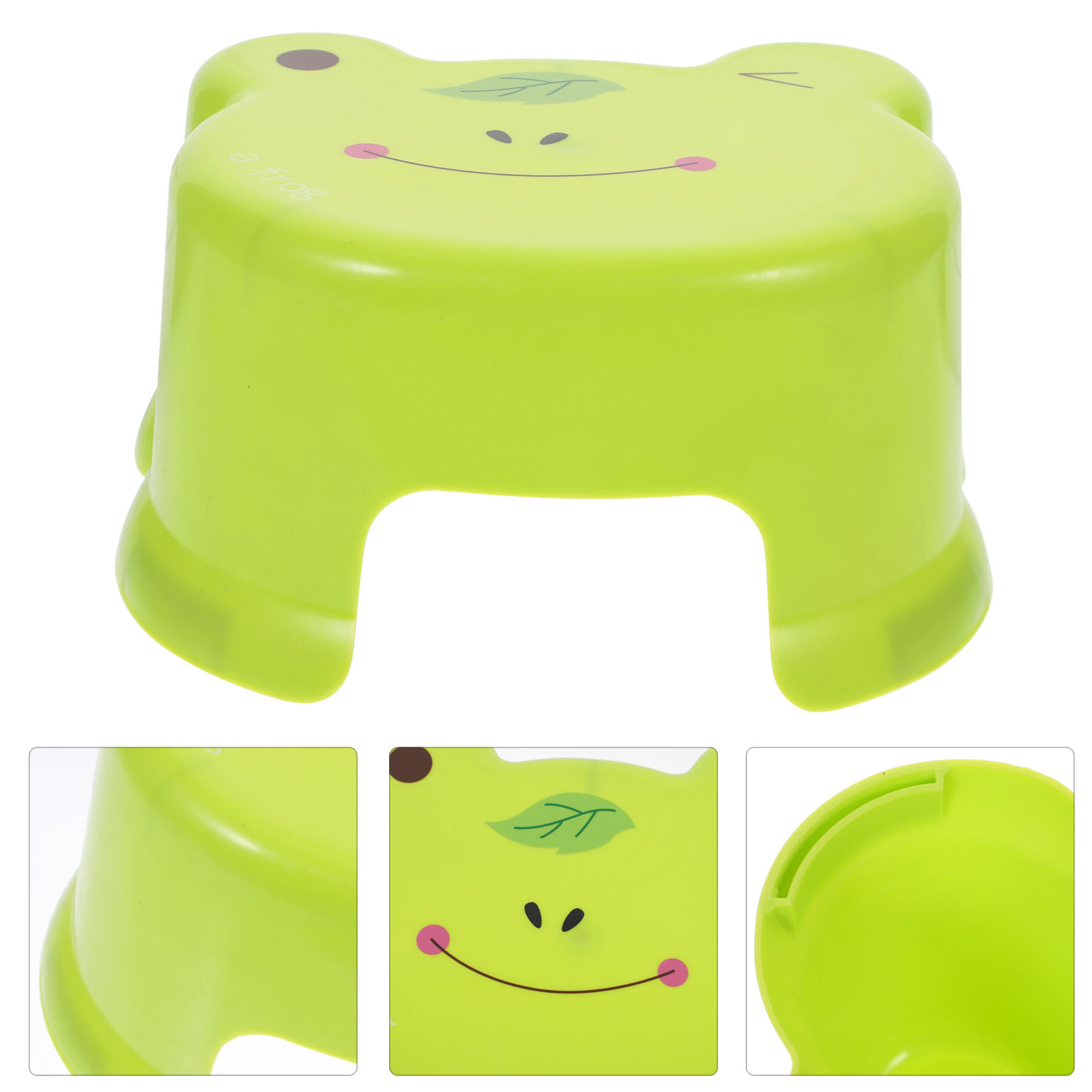 Taburete antideslizante de plástico grueso para niños, taburete portátil para guardería, silla baja, taburete de baño para silla de plástico