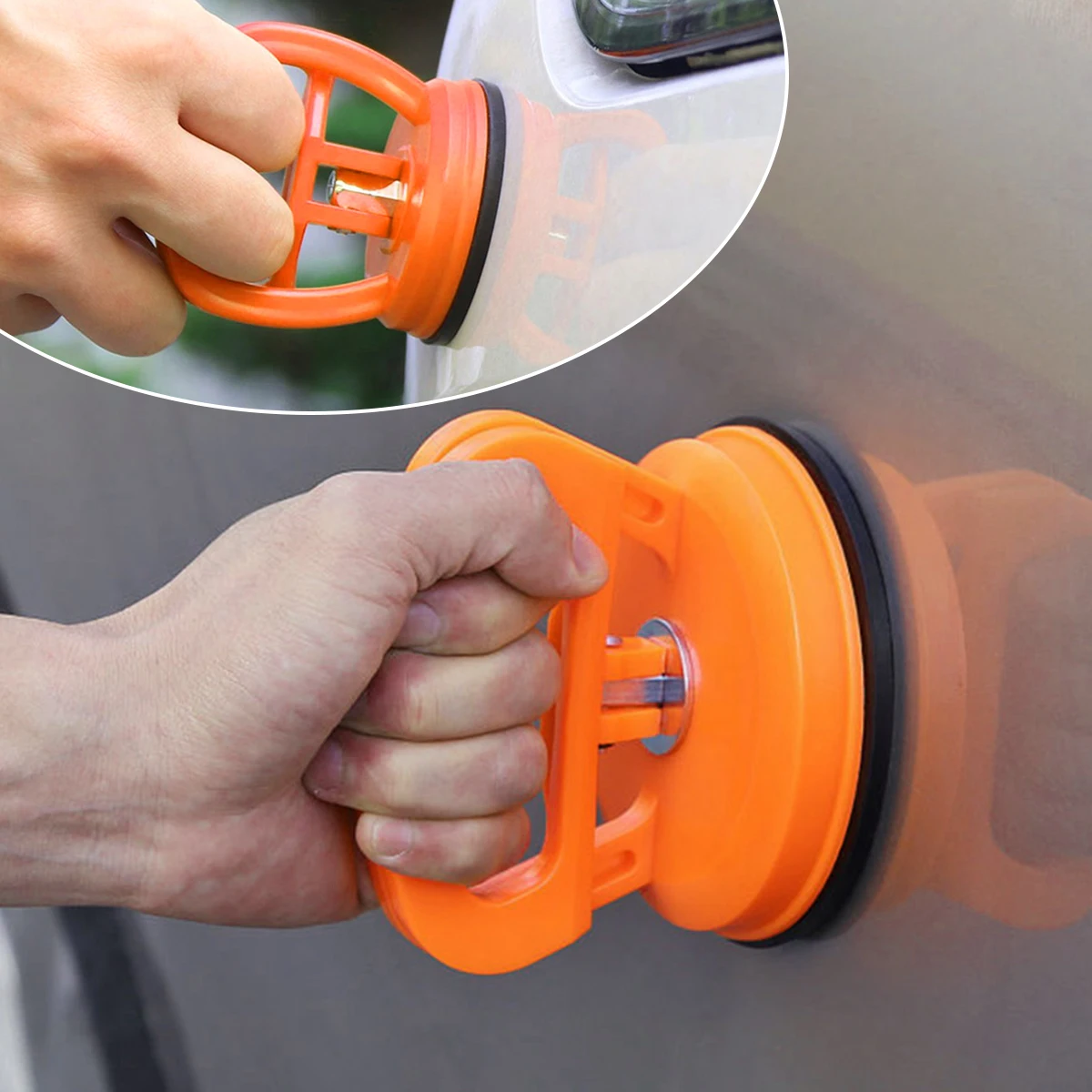 Extractor de abolladuras de coche, herramienta de eliminación de abolladuras, Kit de eliminación de abolladuras para reparación de succión de coche, elevador de mango para carrocería de coche, elevación de azulejos de pantalla de vidrio