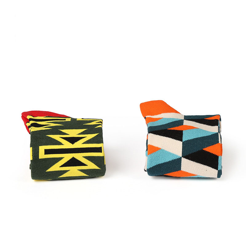 5 쌍 새로운 남성 여성면 양말 캐주얼 다채로운 양말 승무원 양말 거리 스케이트 보드 양말 해피 웃긴 하라주쿠 삭스 Meias