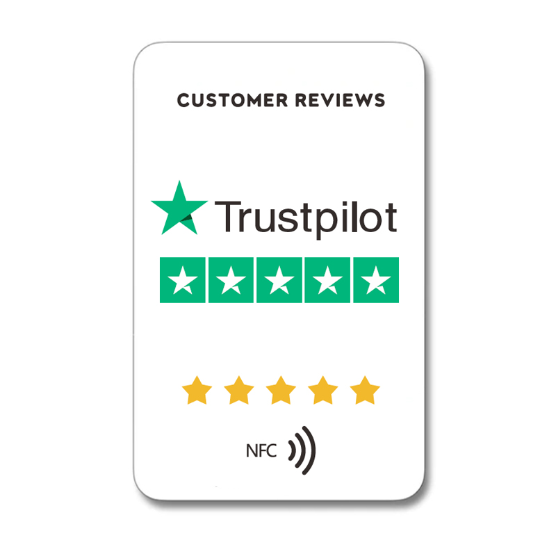Google Review Cartão NFC Aumente suas avaliações Material PVC Tamanho padrão do cartão Google Toque para revisar os cartões