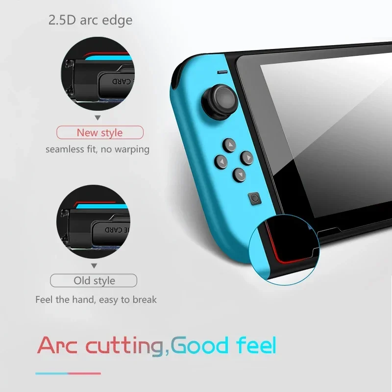 Vetro temperato HD trasparente trasparente 9H - Il salvaschermo ideale per Nintendo Switch
