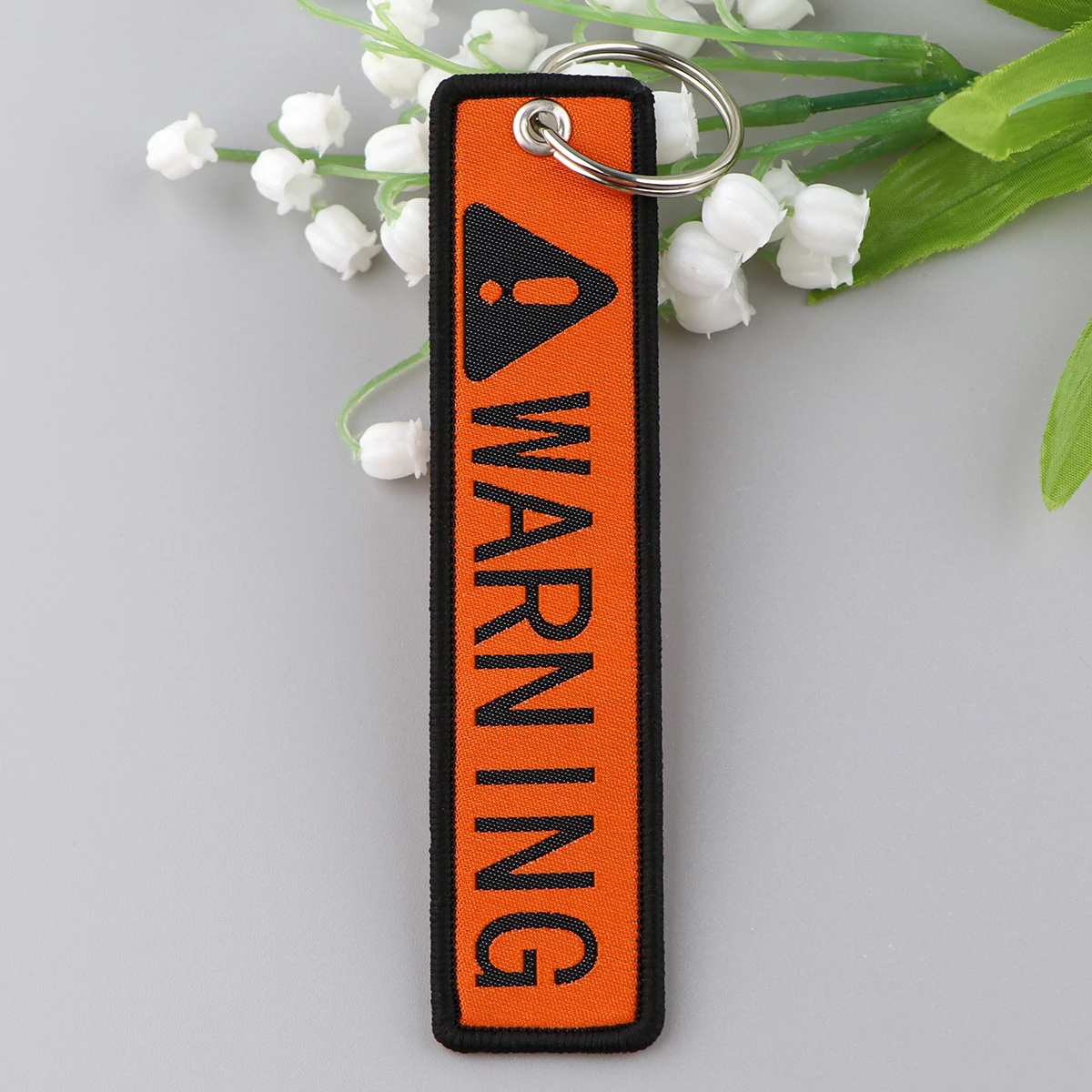 1pcs Computer Pop-up Window Embroidered Keys Tag Keychains For Motorcycles Backpack Fashion Jewelry Key Ring Accessories