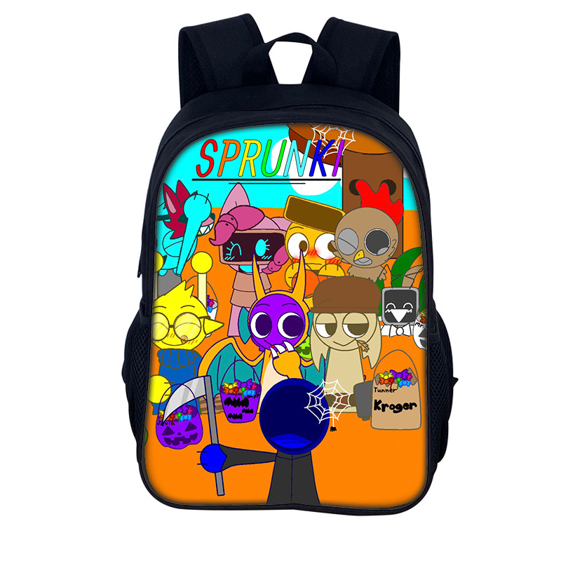 Sprunki School Backpack Bag Incredibox Sprunki School Bag Backpack Mochila Sprunki Student Back Pack Bag Christmas Gift