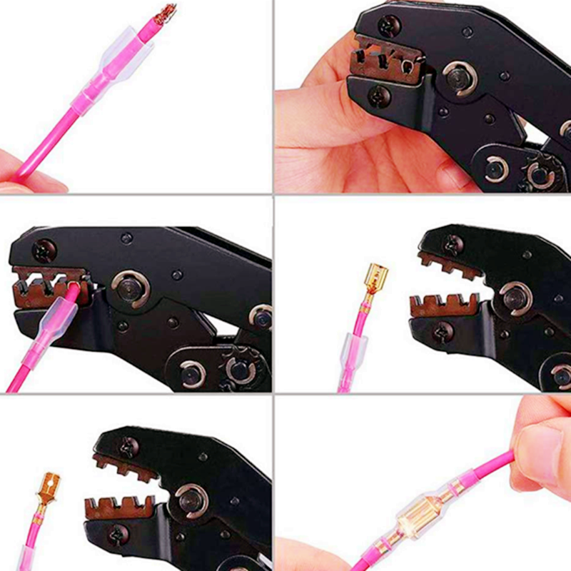 120pcs Box-Packed,Gold/Silver Crimp Terminal,Female 2.8/4.8/6.3mm No Male,Wire Connector,Electrical Terminals