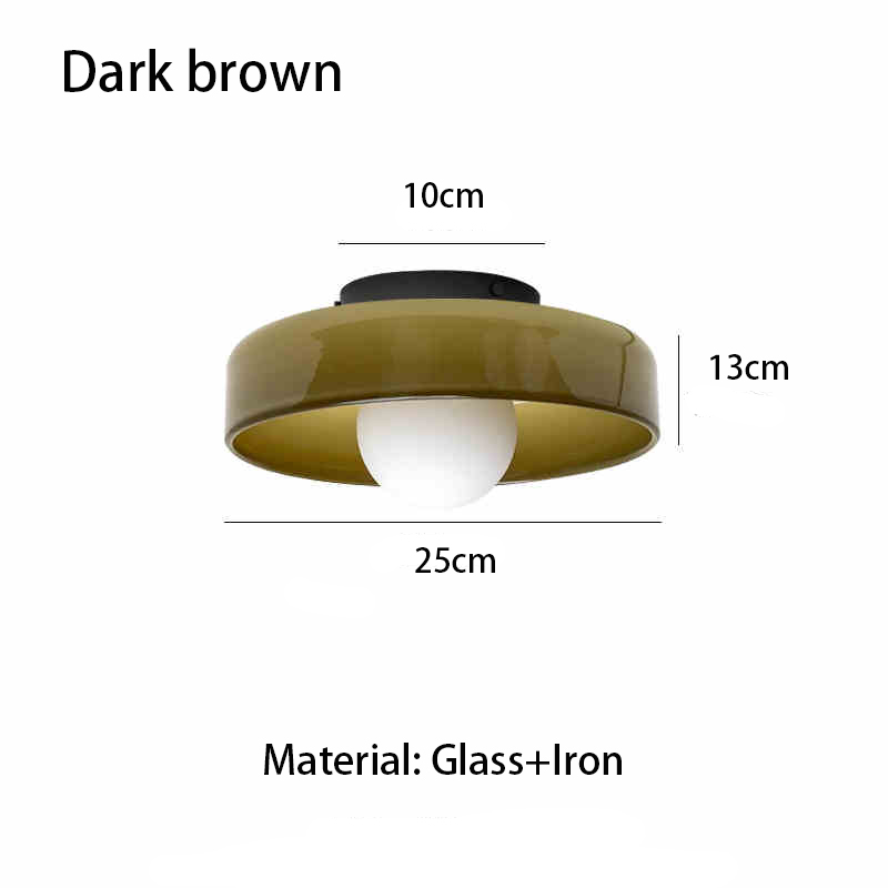 Plafoniera moderna in vetro vintage, corridoio, corridoio, balcone, cucina, corridoio, camera da letto, plafoniera in vetro multicolore