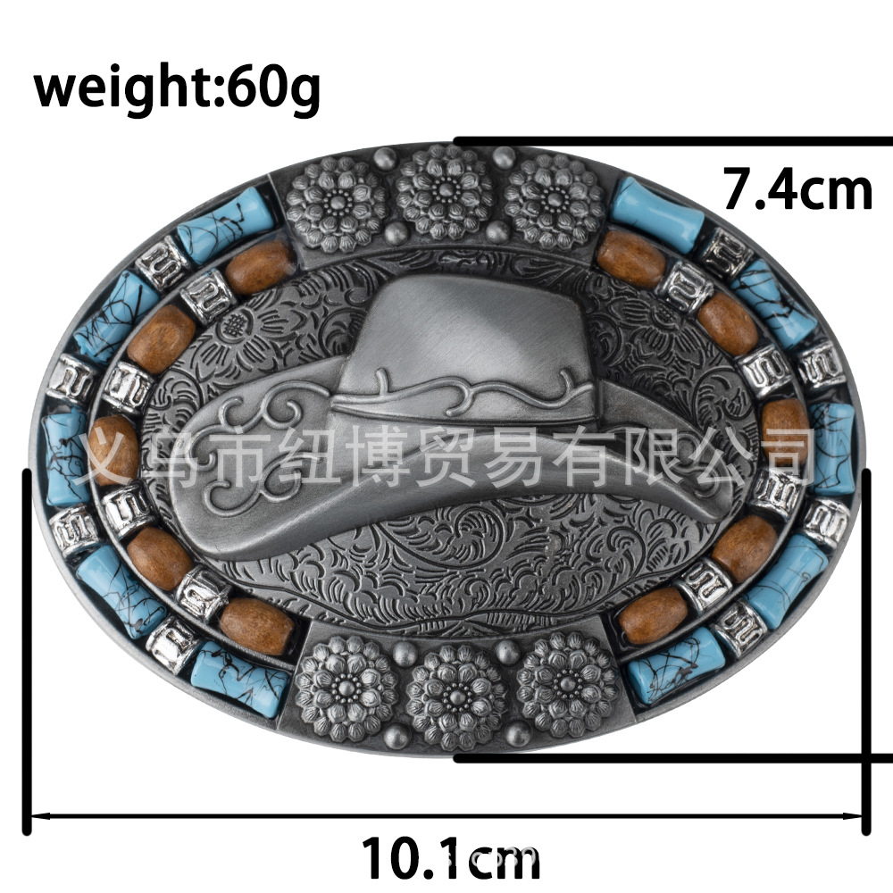 Hübsche Cowgirl-Gürtelschnalle, bunte Edelsteine, ein bewirkter weiblicher Held