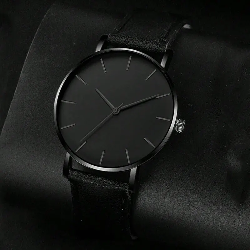 Conjunto de 5 uds. De relojes deportivos a la moda para hombre, reloj de pulsera de cuarzo de negocios, pulsera de cuero de lujo, reloj informal para hombre