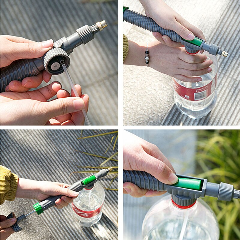 Garten bewässerungs sprayer Getränke flasche Gießkanne Hochdruck kleiner manueller Druck einstellbarer Sprüh kopf