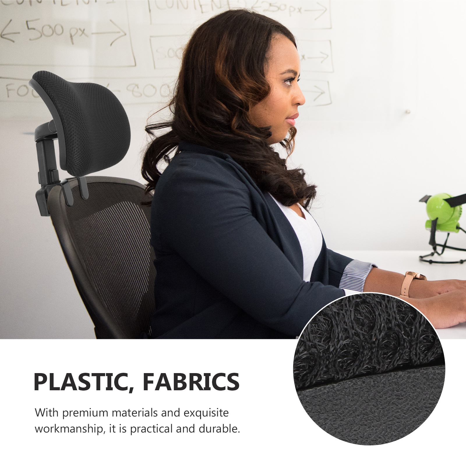 Adjustable Office Chair Headrest Neck Support Comfortable Work Chair Head Pillow Furniture Parts Computer Chair Head Cushion