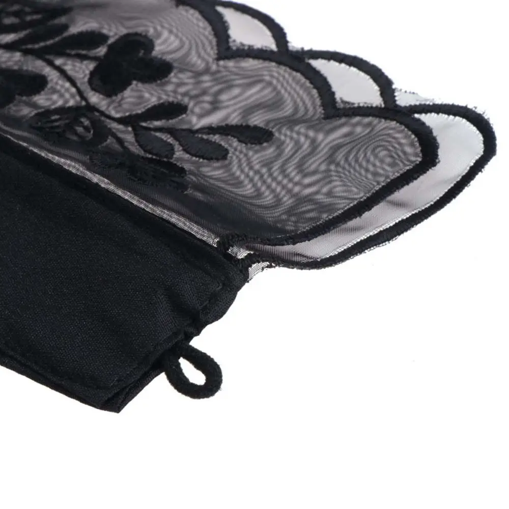Moda mujer hojas hueco perla Rhinestone camisas collares escote falso encaje cuello falso