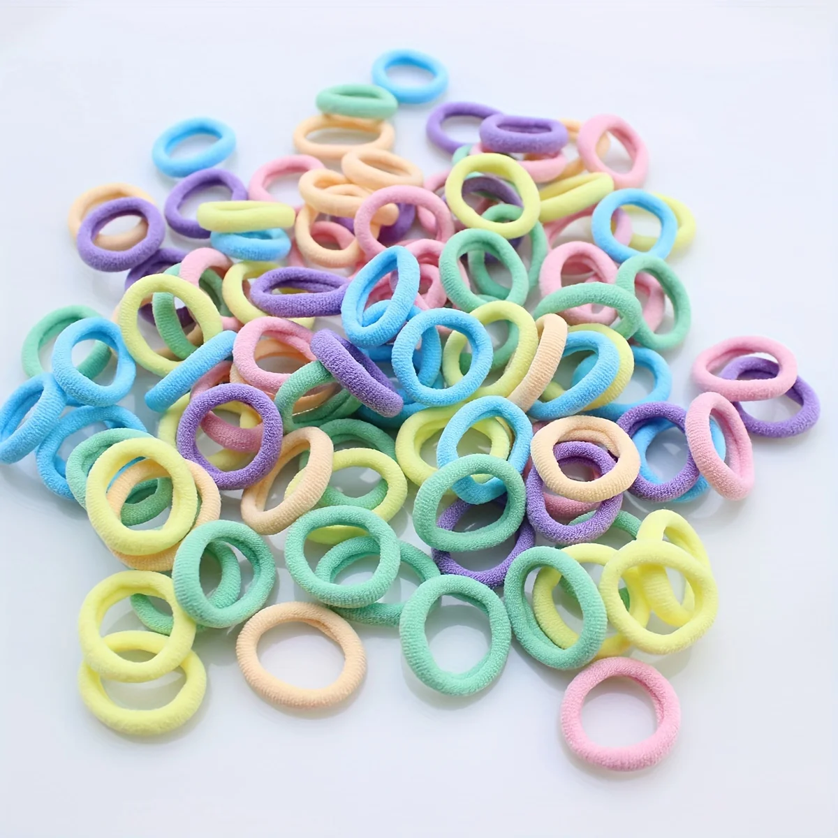 100/300pcs เด็กเชือกผมยืดหยุ่น,สาว Scrunchies อุปกรณ์เสริมผมชุด,Original Choice สําหรับของขวัญ