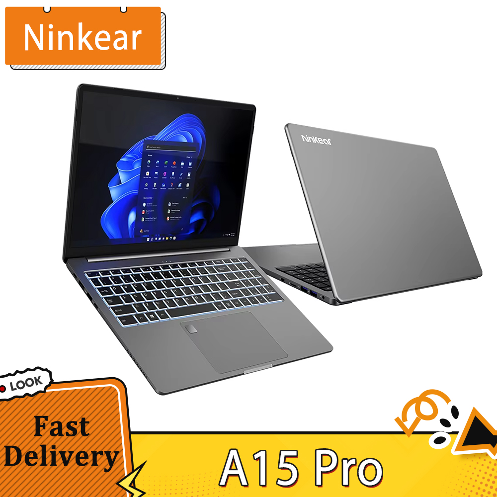 Ninkear a15 pro laptop, 16 zoll 2560*1600 bildschirm, 120hz wiederhol frequenz, amd ryzen 5 7430u 6 kerne max 4,3 ghz, 16gb ram 1tb ssd